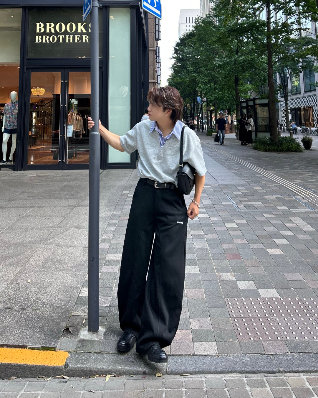 ラインカーブバルーンスウェットパンツ RG1086