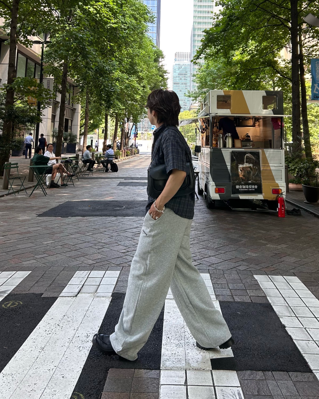 ラインカーブバルーンスウェットパンツ RG1086