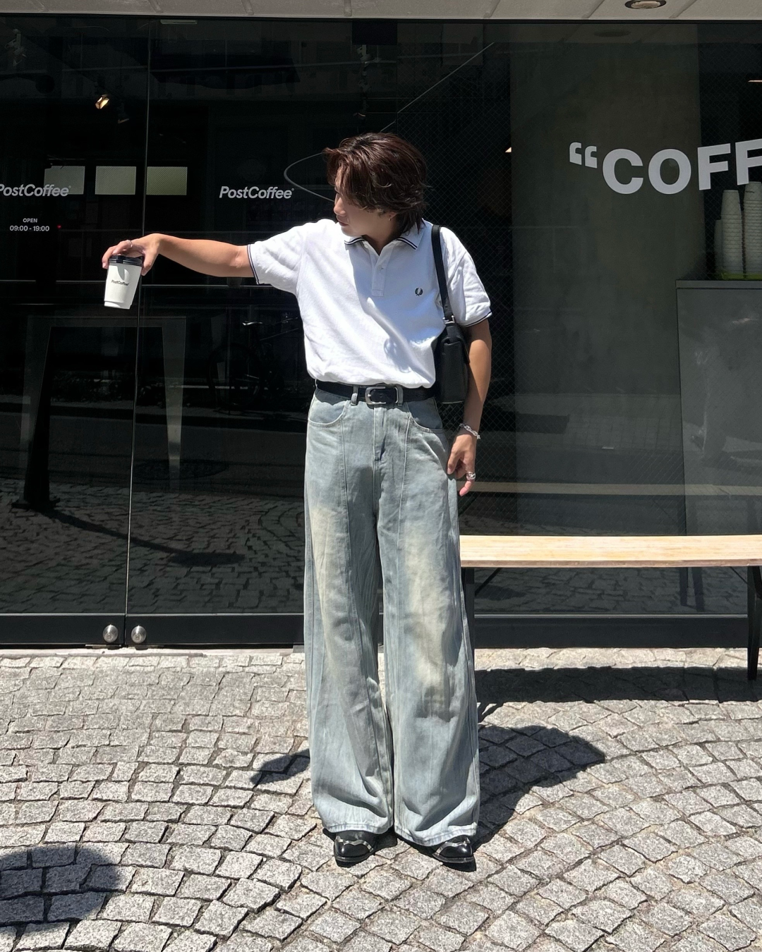 ラインライトデニムパンツ RG1101