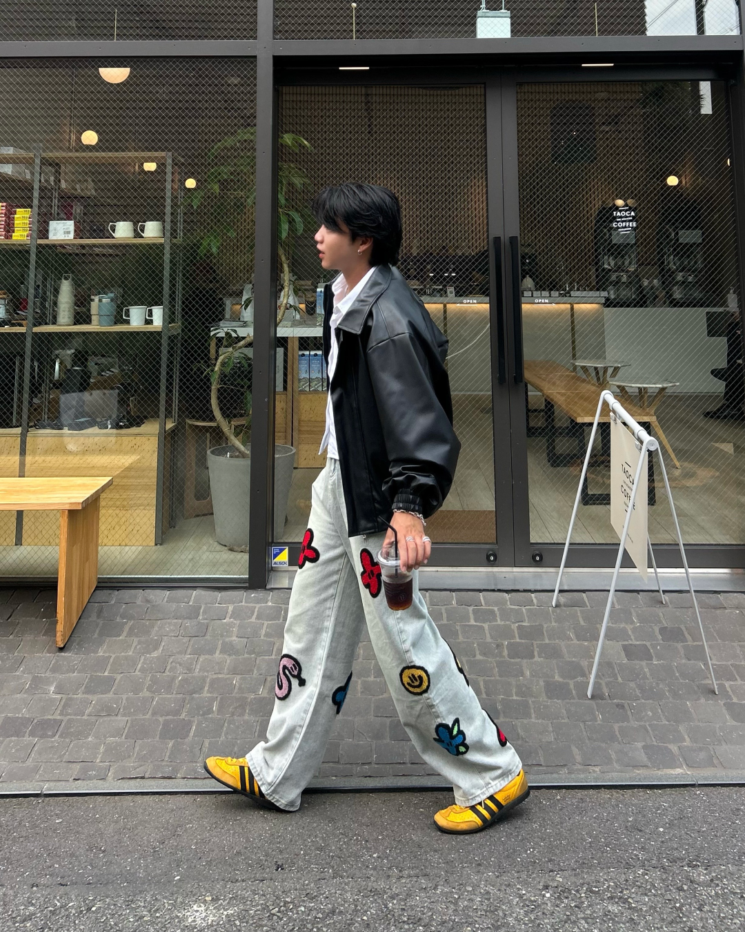 ワッペンデニムパンツ RG1145