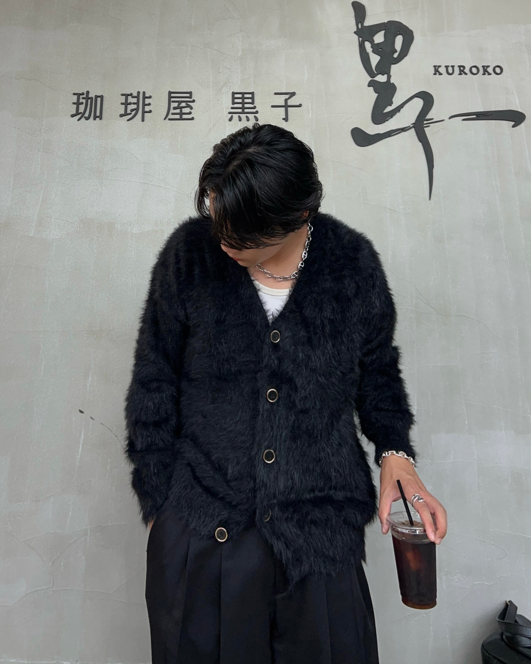 シャギーニットカーディガン RG1180