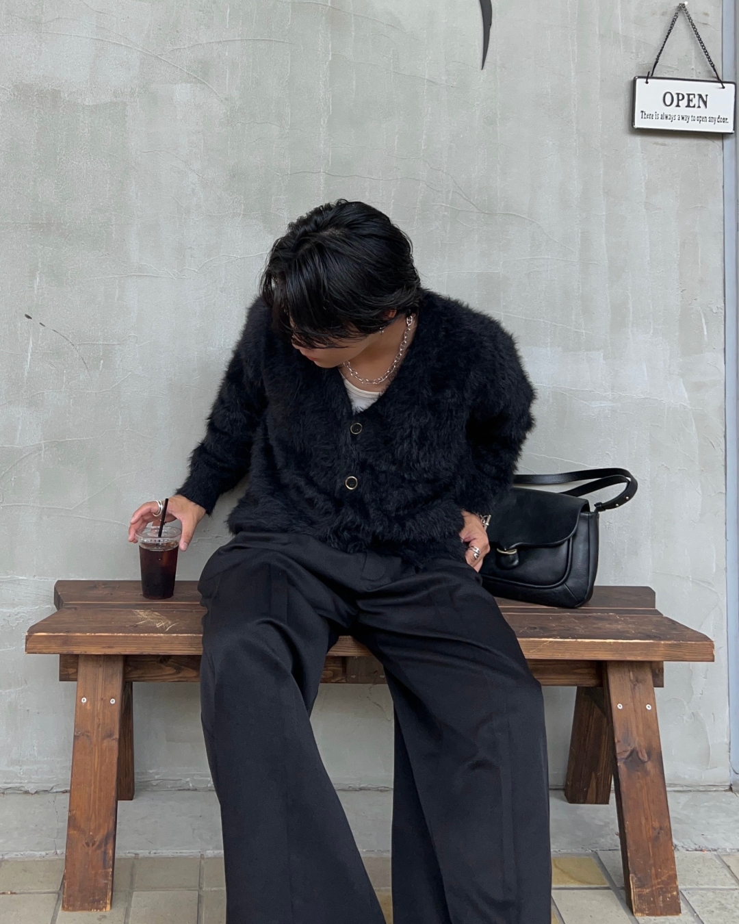 シャギーニットカーディガン RG1180