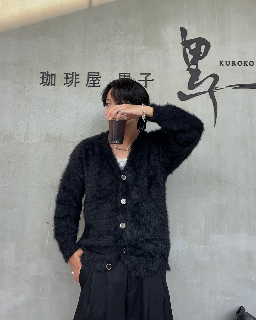 シャギーニットカーディガン RG1180