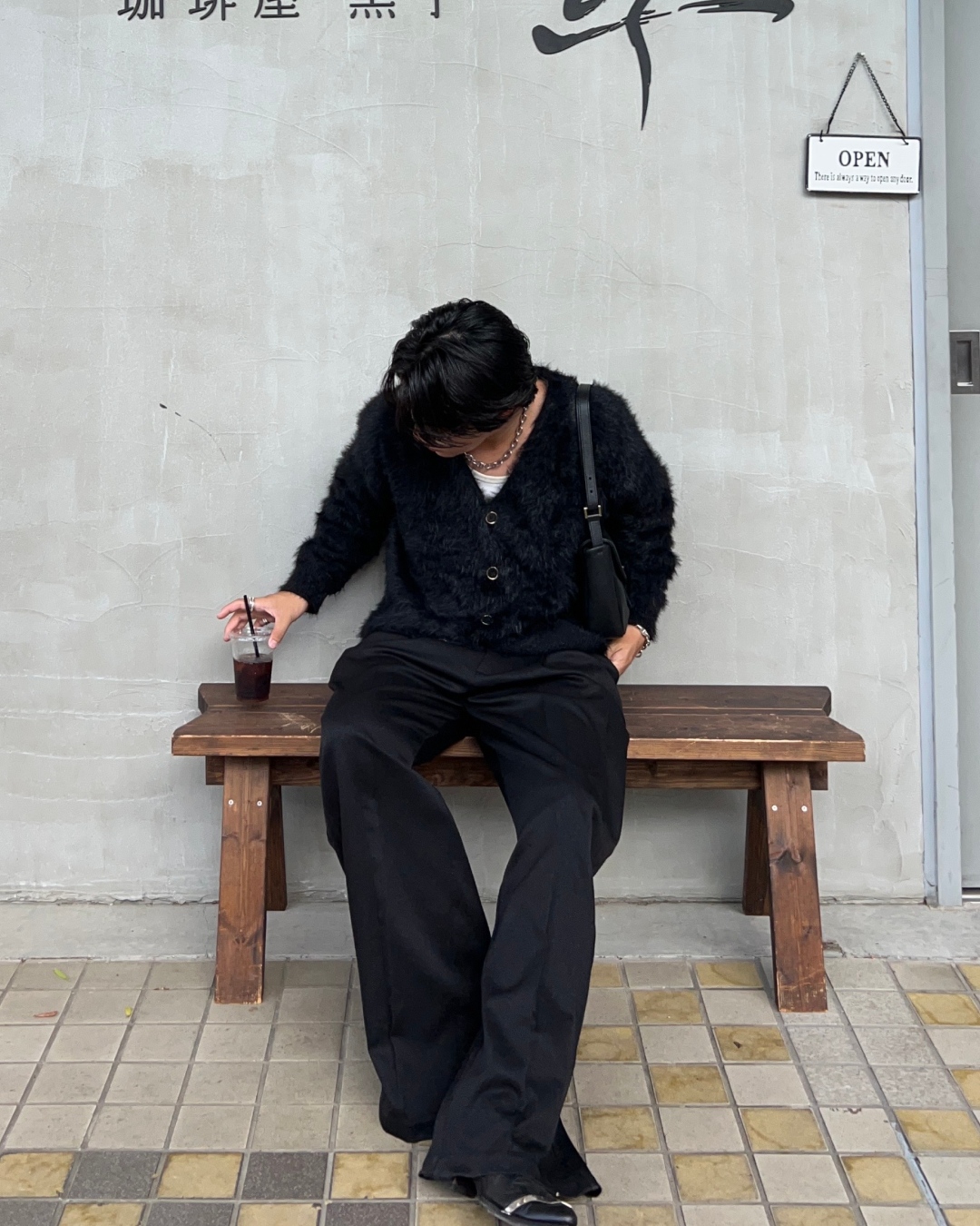 シャギーニットカーディガン RG1180