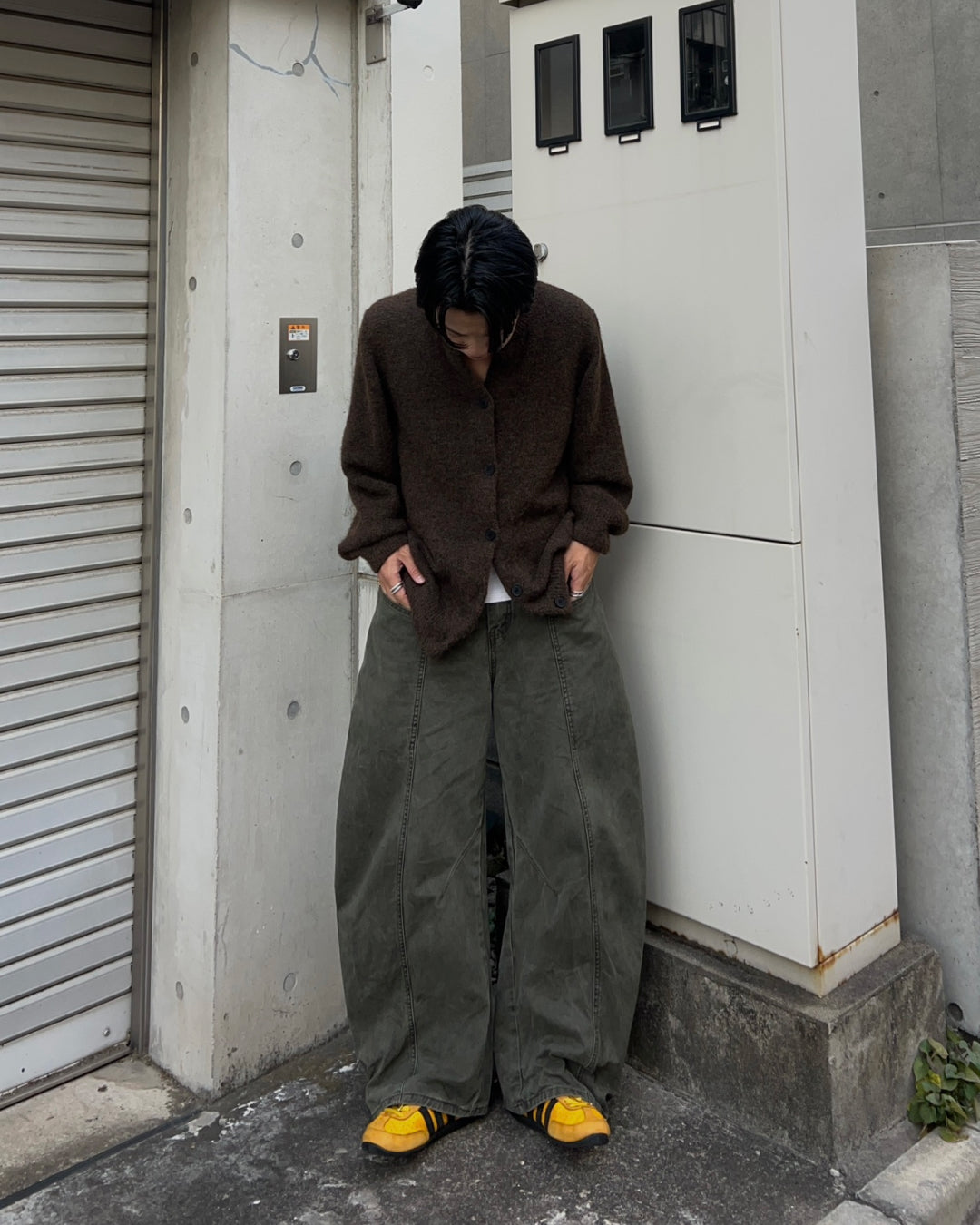 カラーボタンニット RG7001