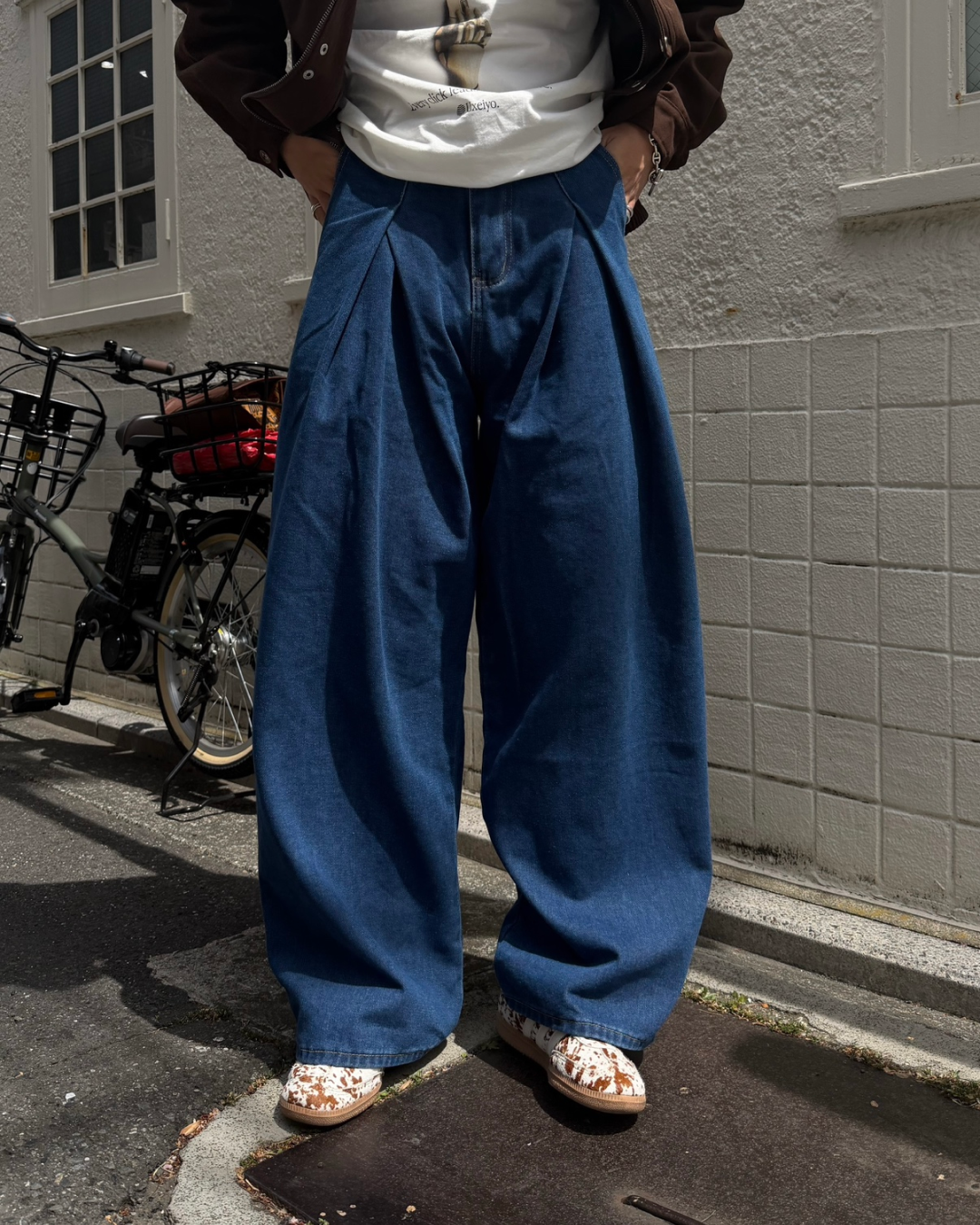 クロスタックワイドレッグパンツ RG7184