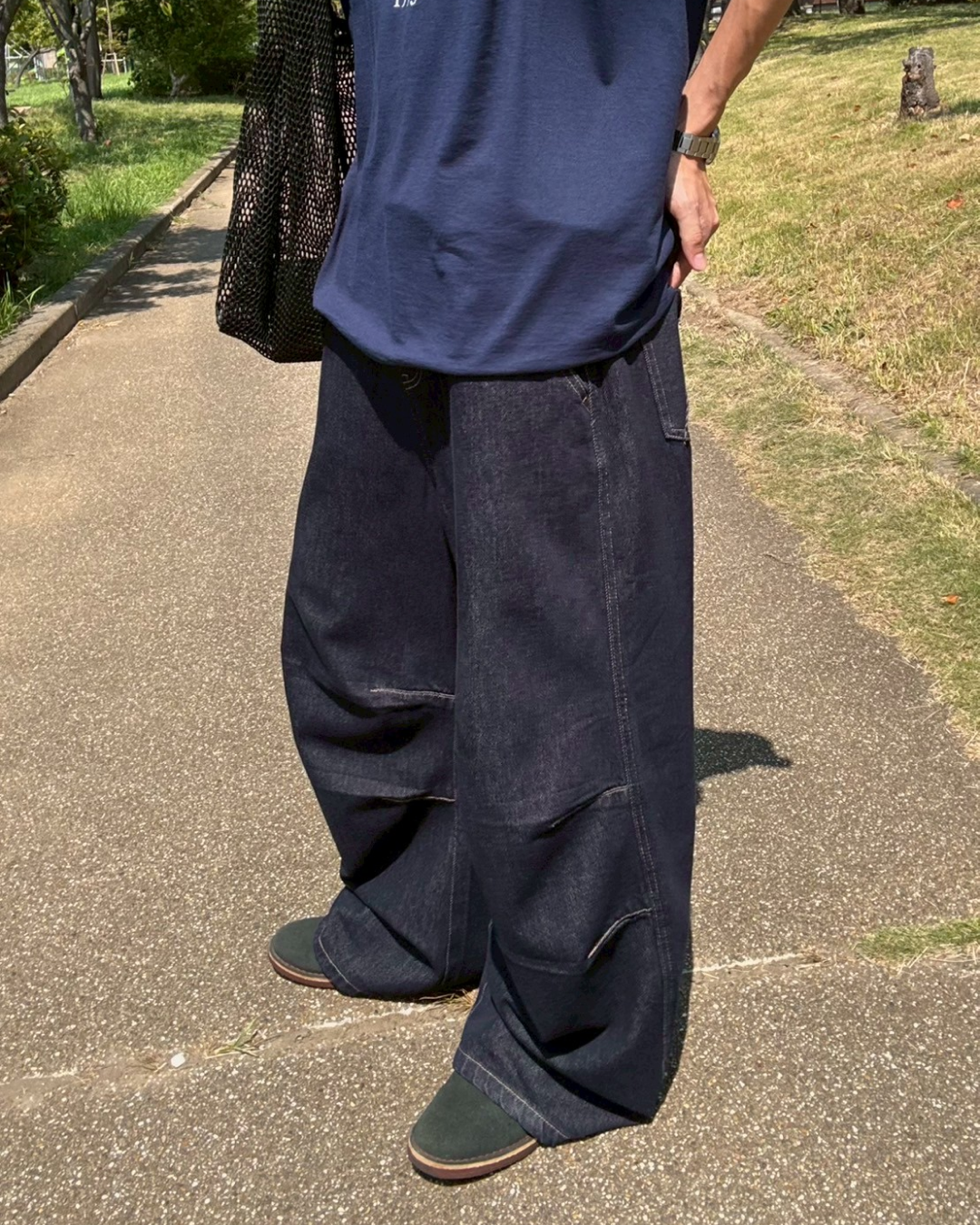 タックデザインカーブパンツ RR0036