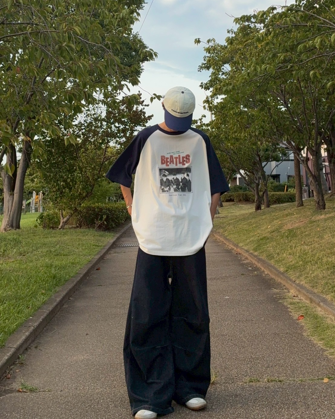 タックデザインカーブパンツ RR0036