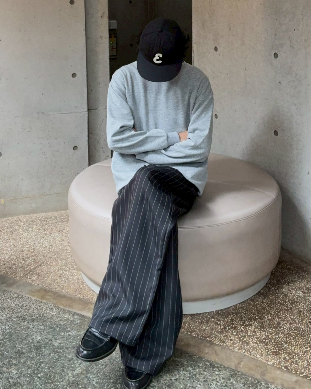 ワイドレッグストライプパンツ RR0103