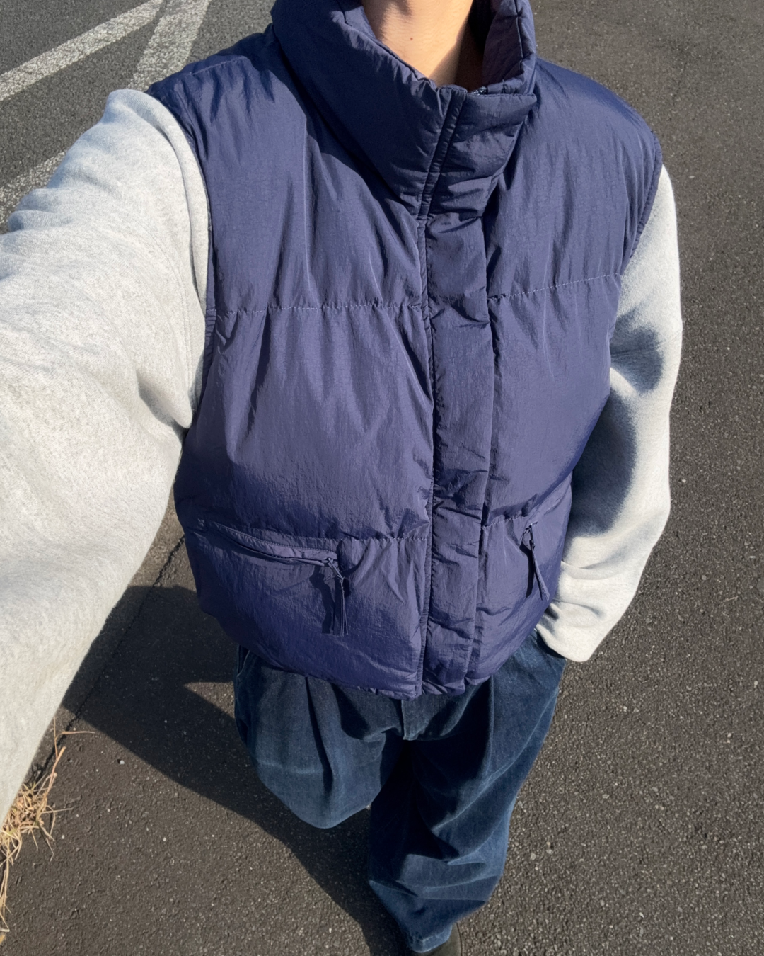 カジュアルパッファーベスト RR0125