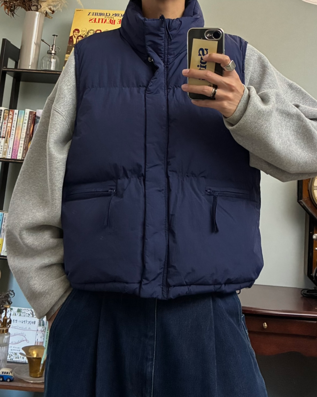 カジュアルパッファーベスト RR0125