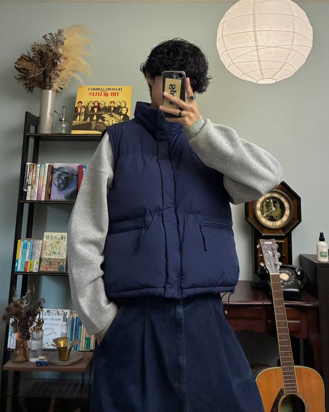 カジュアルパッファーベスト RR0125