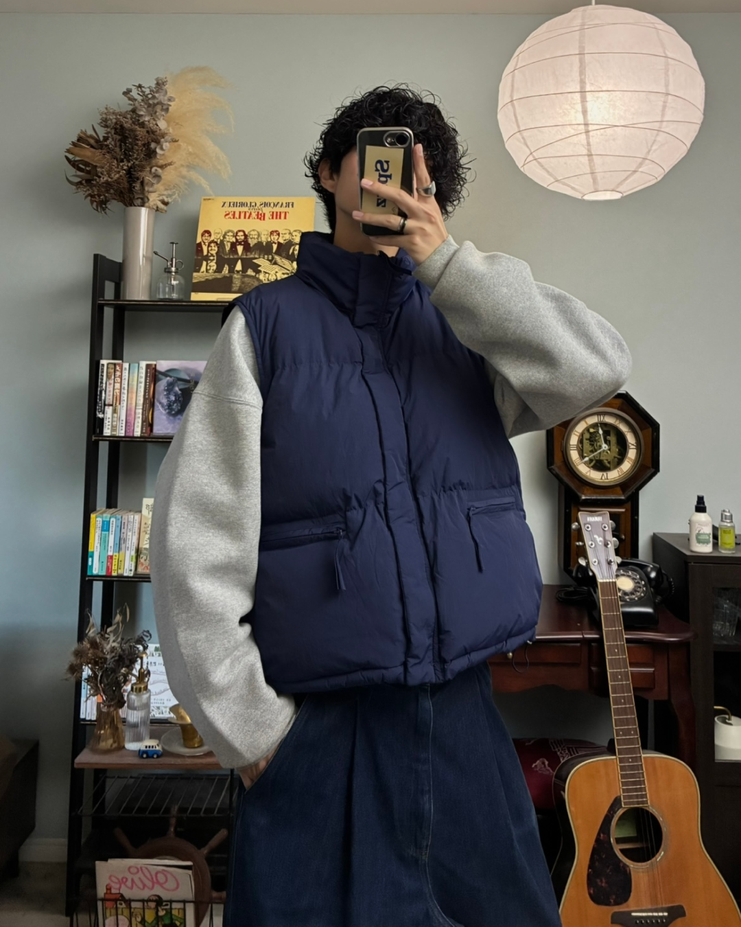 カジュアルパッファーベスト RR0125