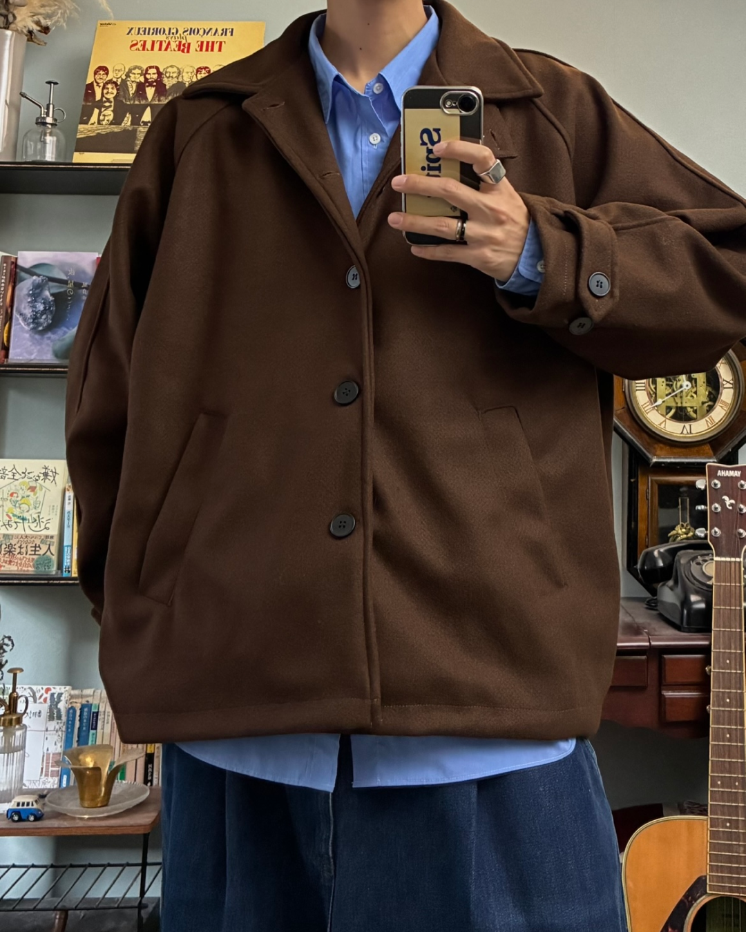 ショートウールライクコート RR0165