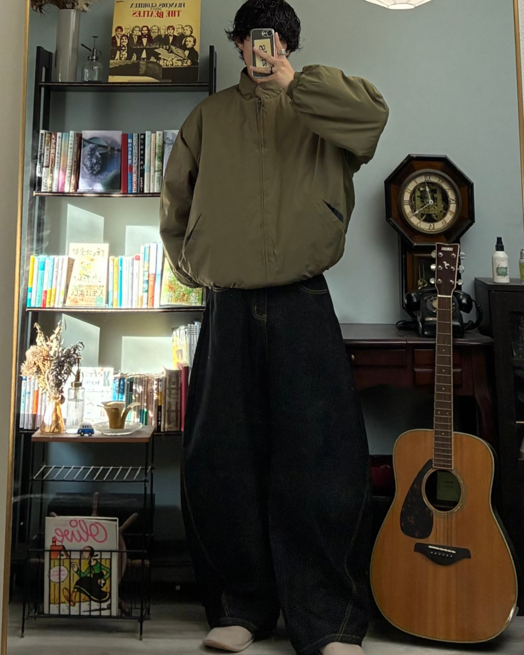 バルーンミリタリー中綿ブルゾン RR0166