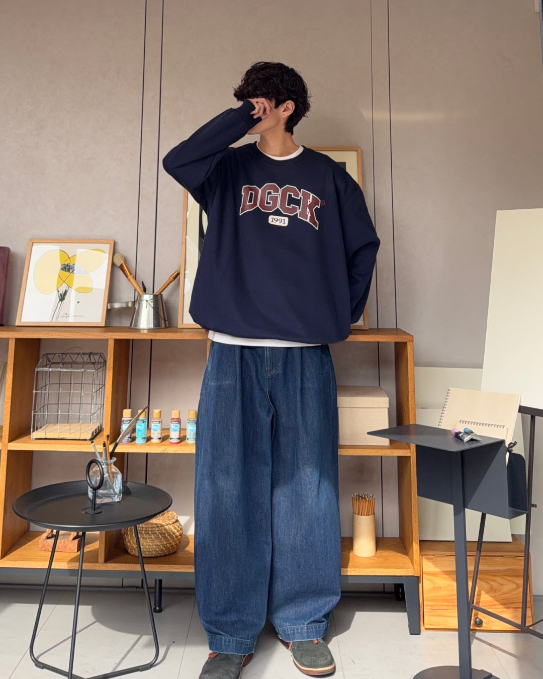 カジュアルロゴプルオーバー RR0193