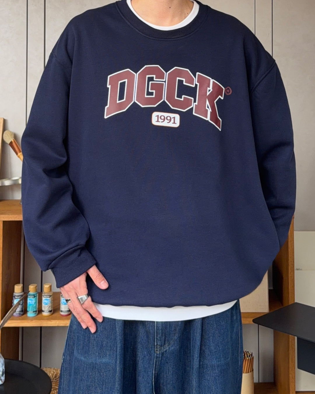 カジュアルロゴプルオーバー RR0193