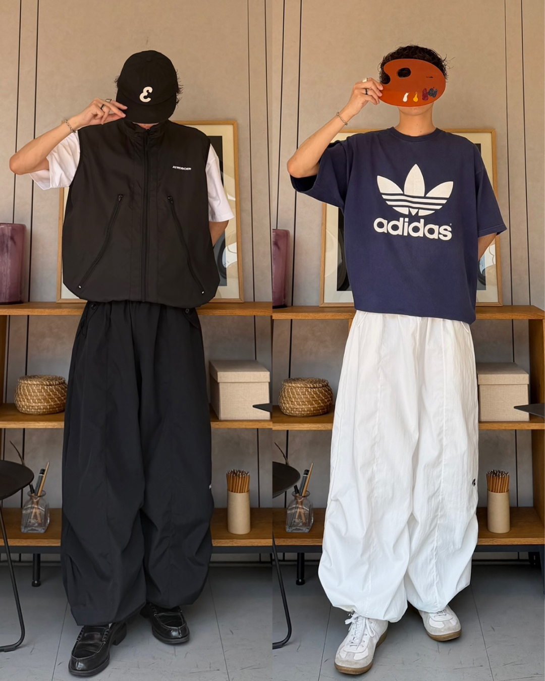 テックドロストワイドパンツ RR0287