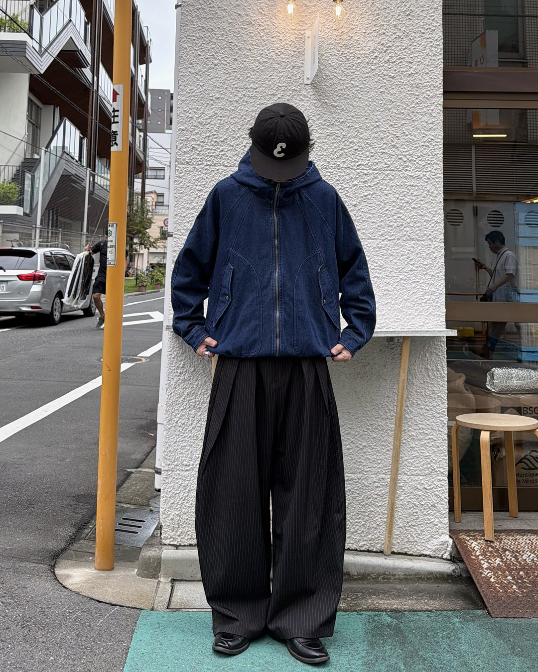 ウォッシュドブラックジップジャケット RR0525