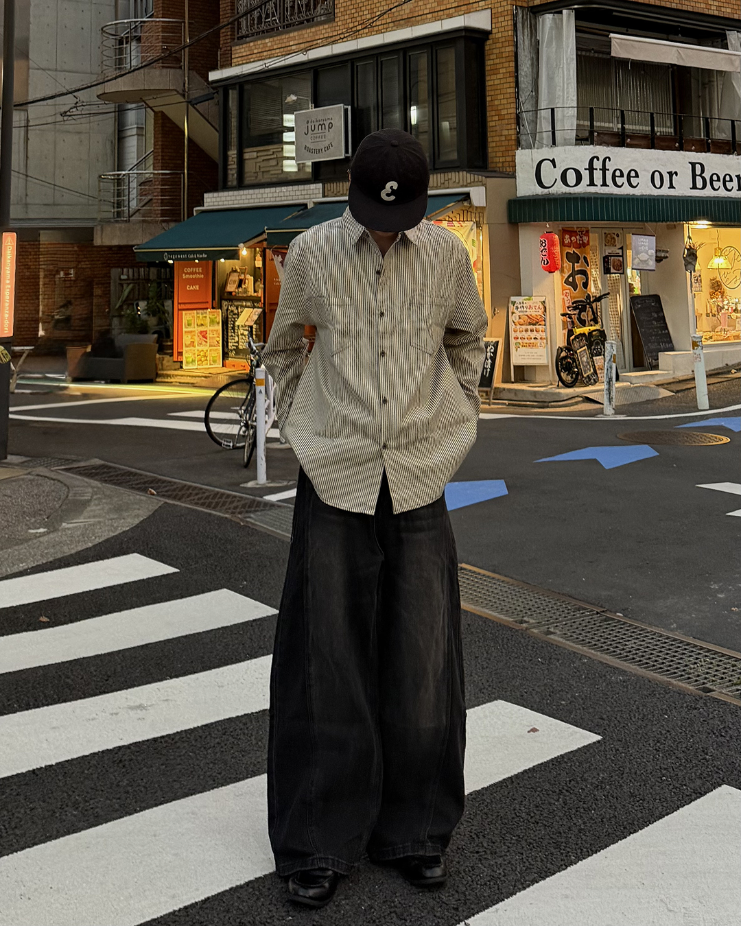 ウォッシュワイドデニムパンツ RR0596