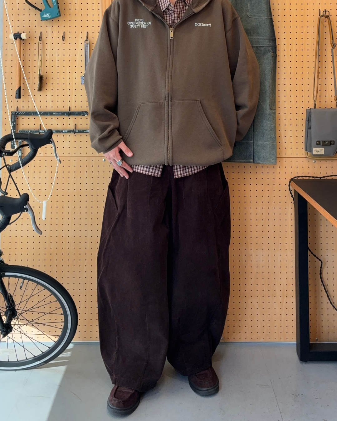 【即納】バレルレッグコーデュロイパンツ RR5016