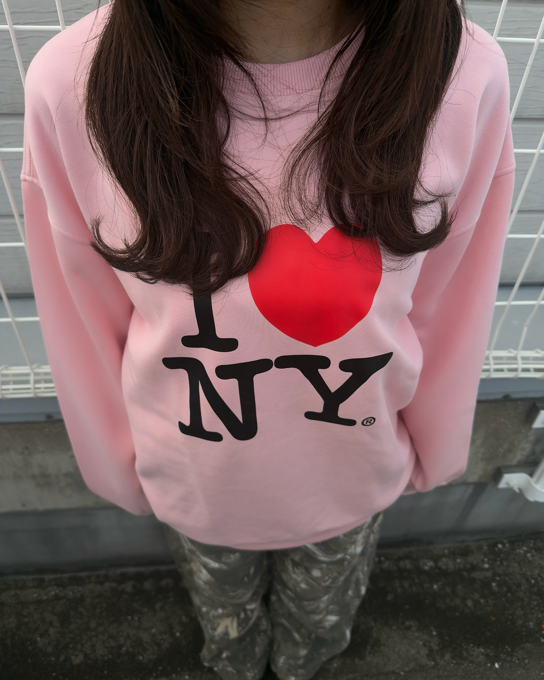 I♡NYロングスリーブスウェット RS0041