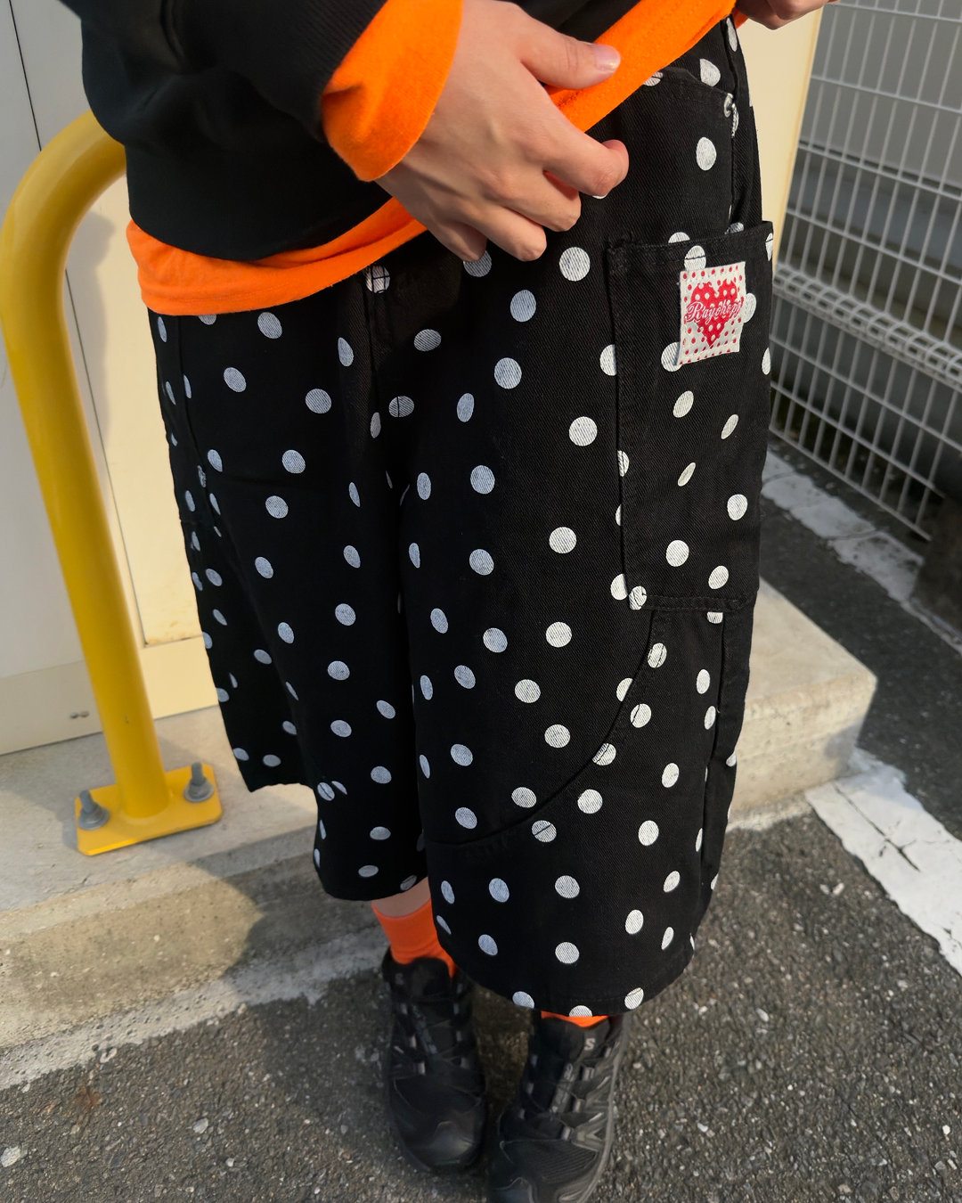 ハーフスリーブドットデザインパンツ RS0096