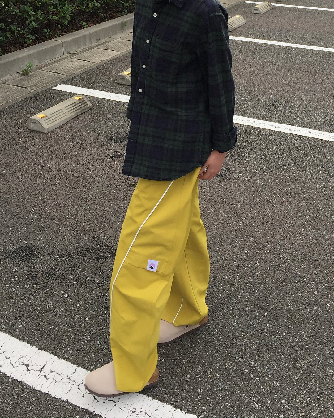 サイドパイピングワイドパンツ RS0100