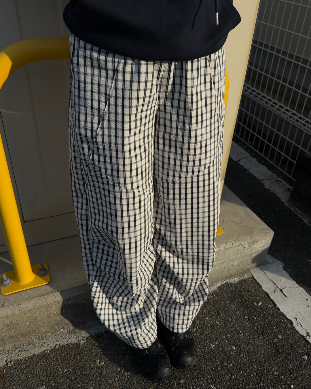 ルーズシルエットチェックパンツ RS0158