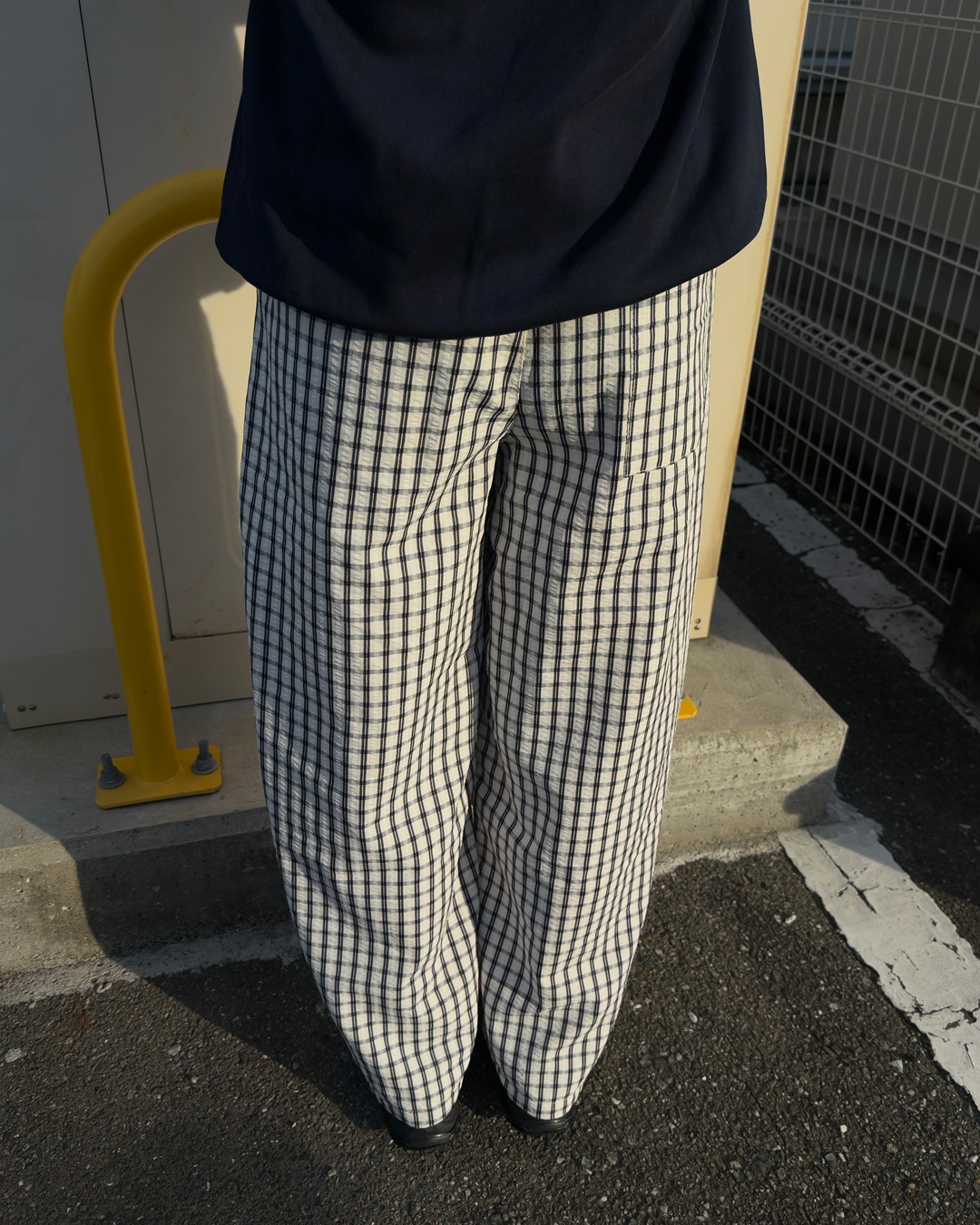 ルーズシルエットチェックパンツ RS0158