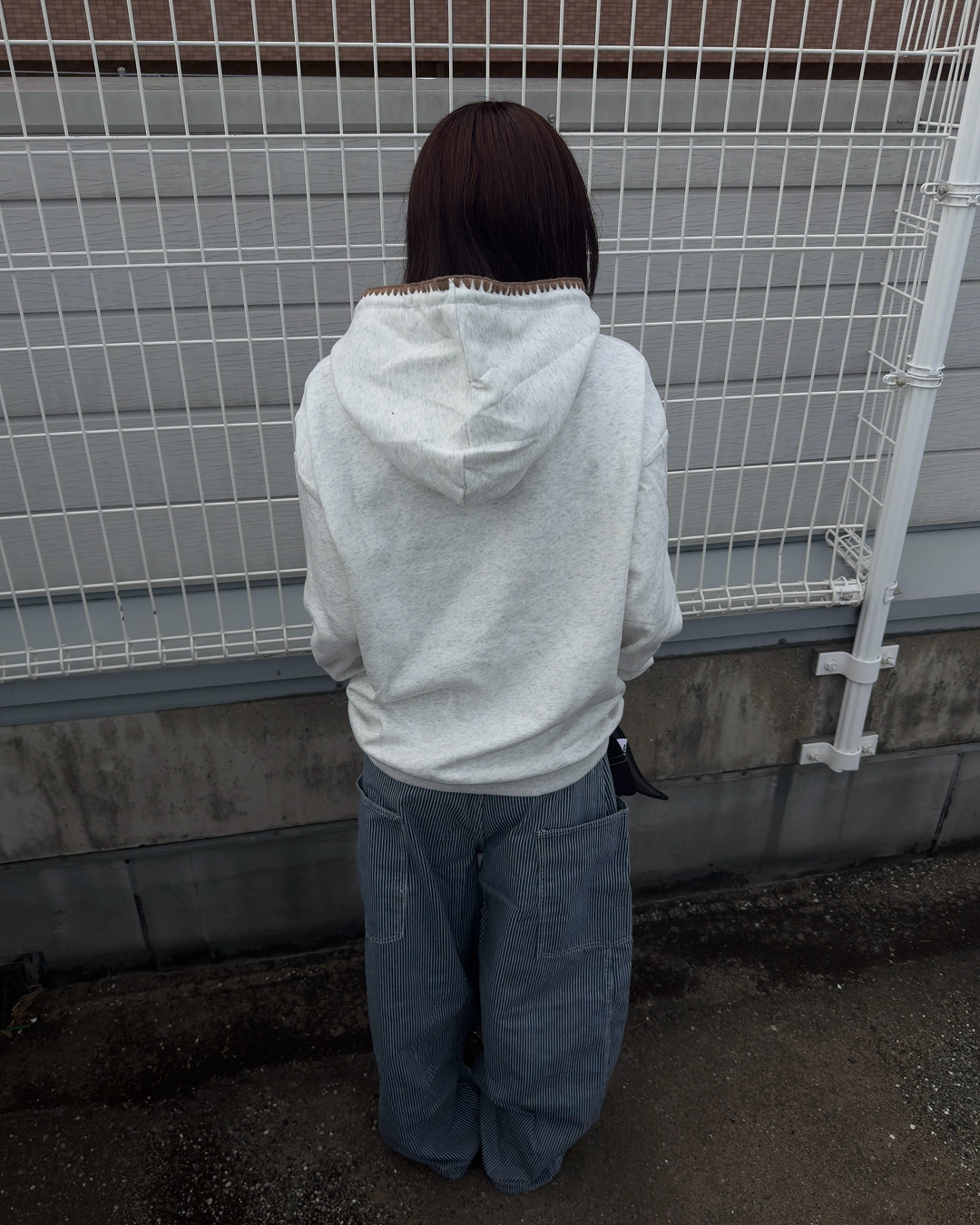 エスニックロゴ刺繍フーディ RS0162