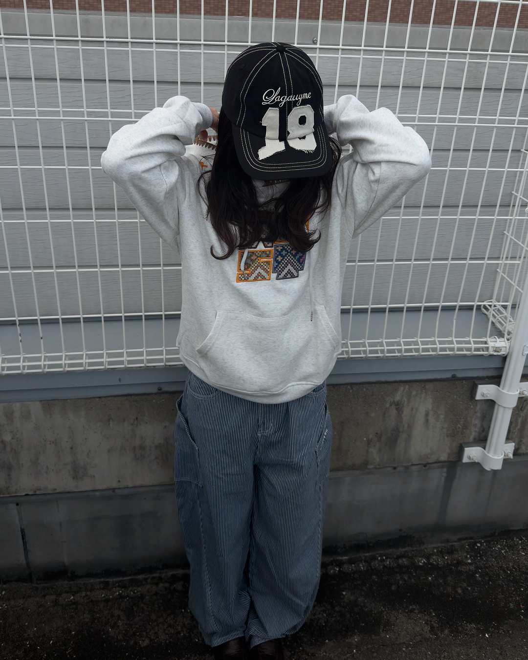 エスニックロゴ刺繍フーディ RS0162