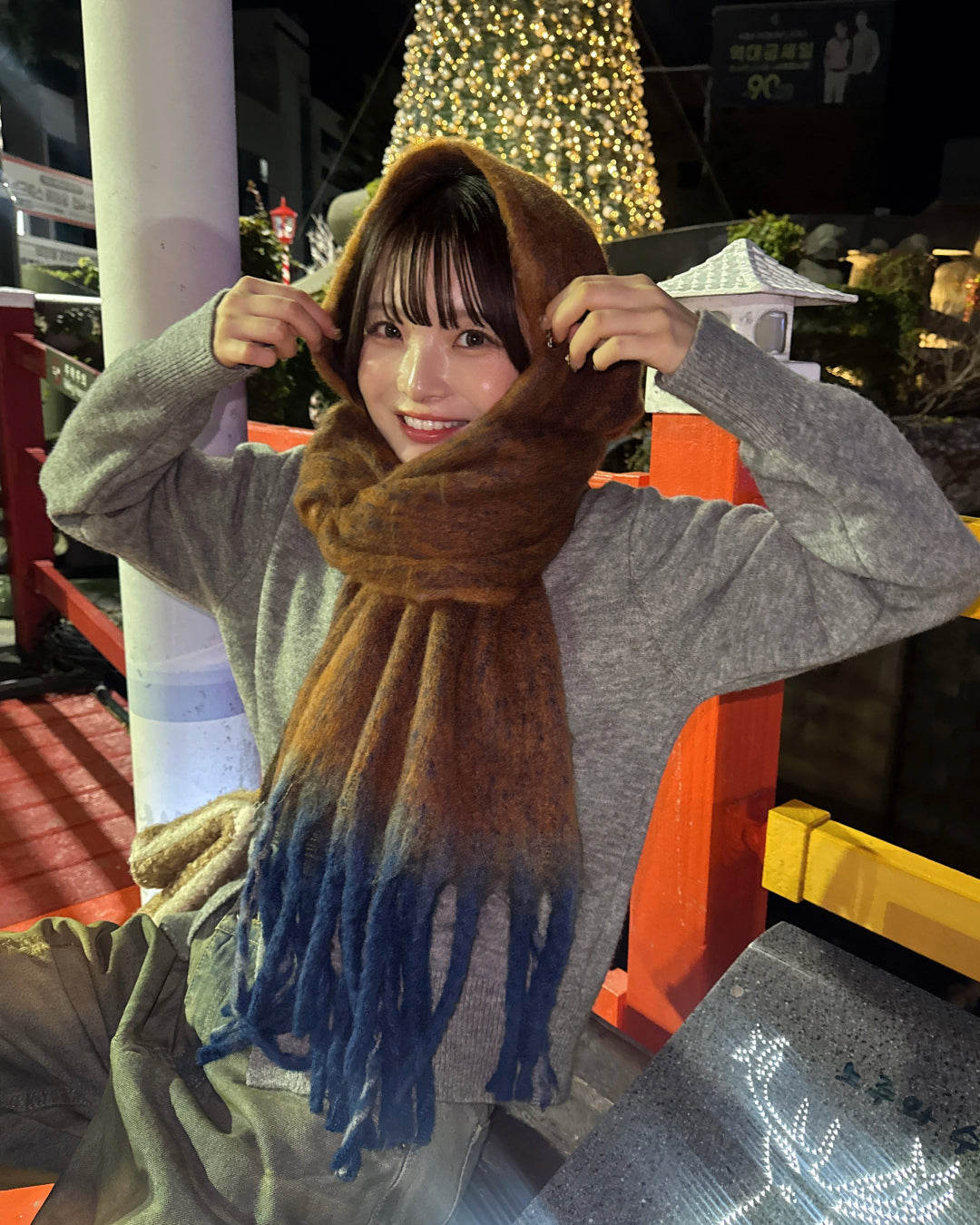 グラデーションカラーマフラー SA0087 – YOLO（ヨロ）｜ファッション通販