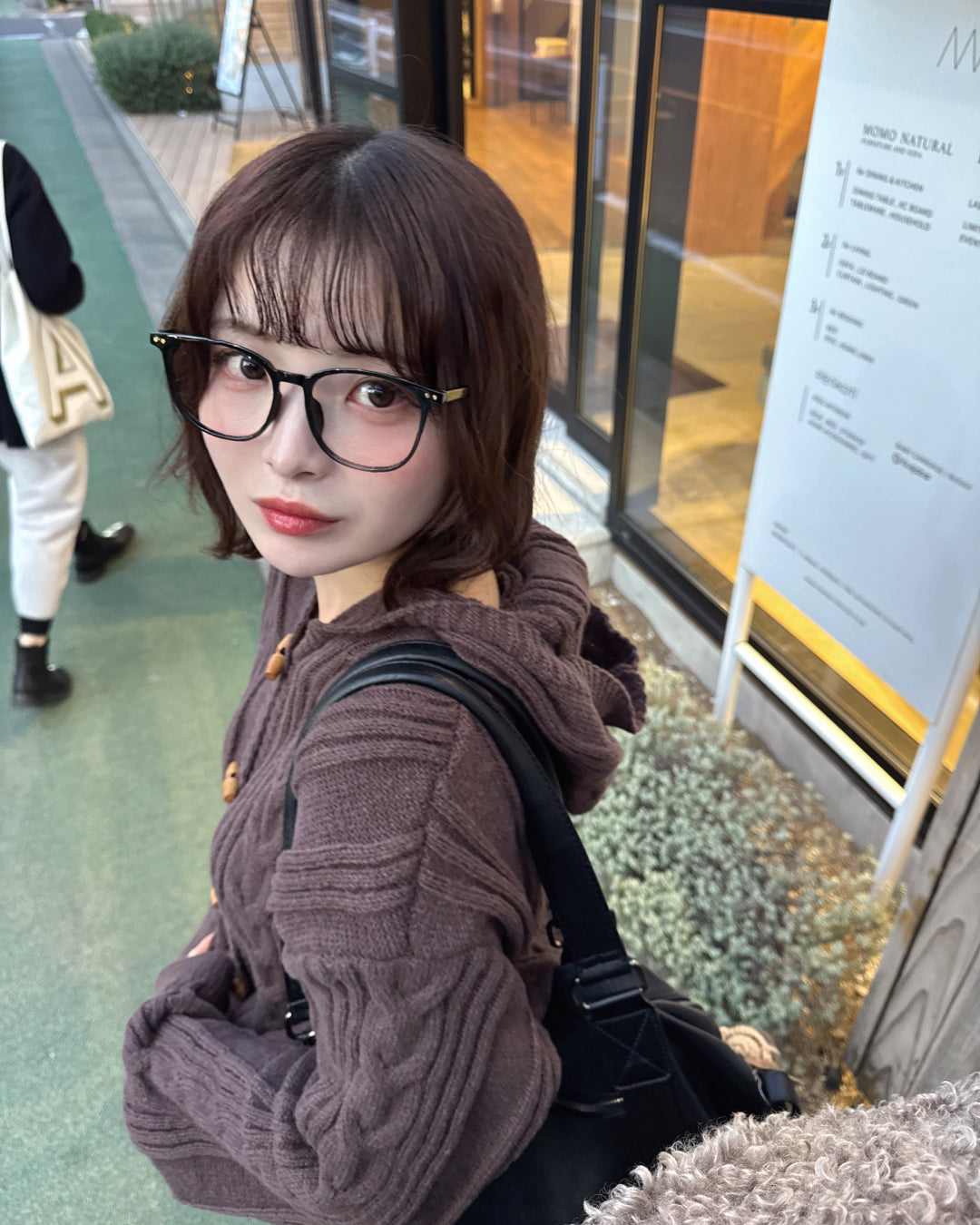 フーディメイラードニットカーディガン
SA0097