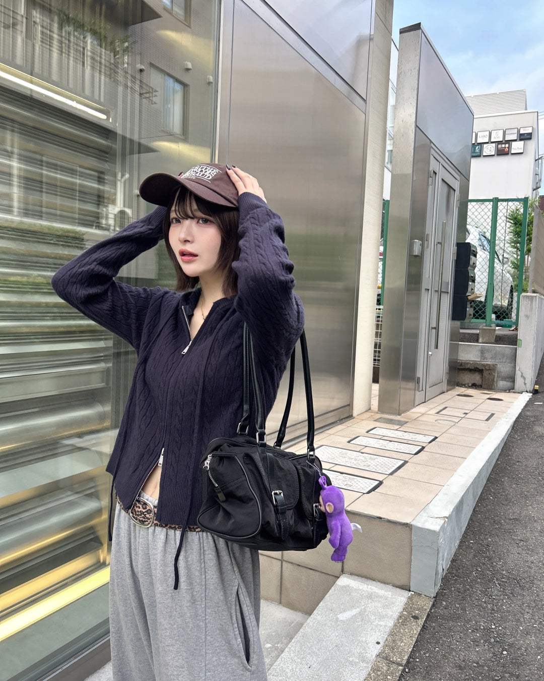 【即納】ツイストニットパーカーSA5002