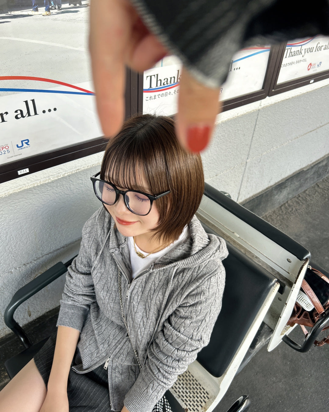 【即納】ツイストニットパーカーSA5002