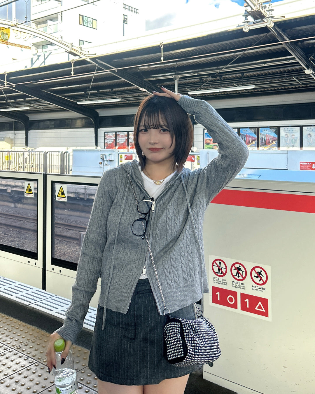 【即納】ツイストニットパーカーSA5002