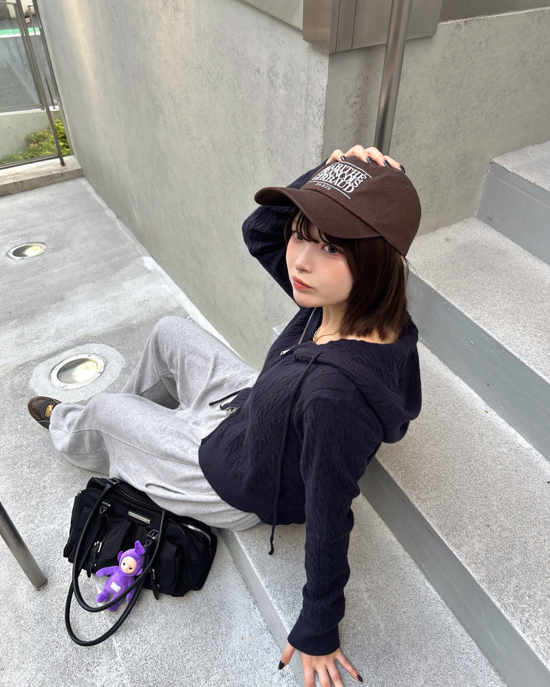 【即納】ツイストニットパーカーSA5002