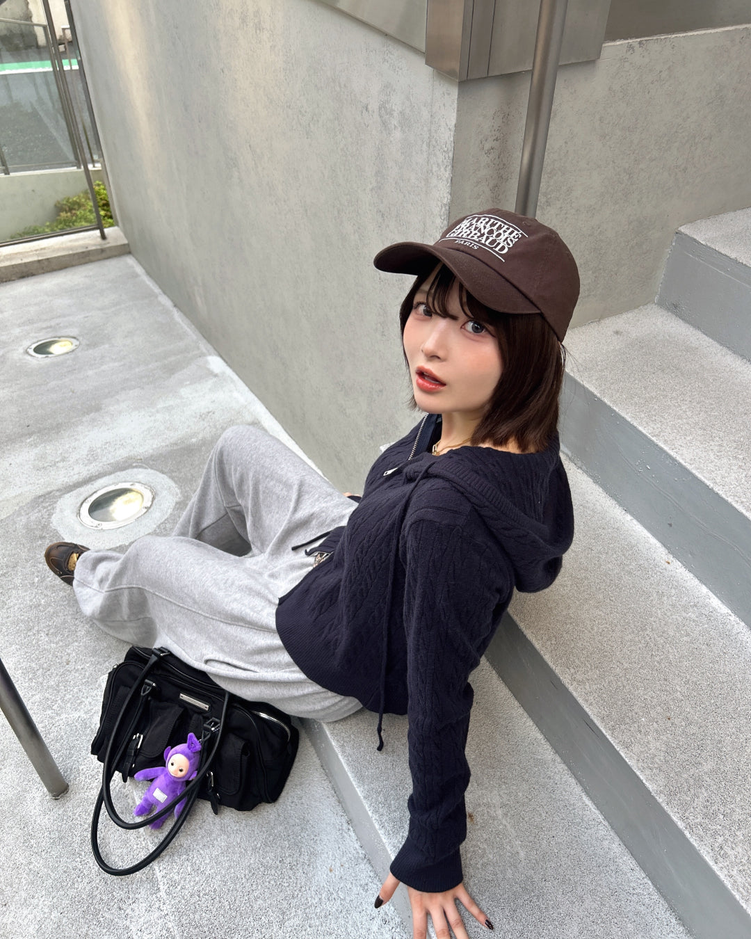 【即納】ツイストニットパーカーSA5002