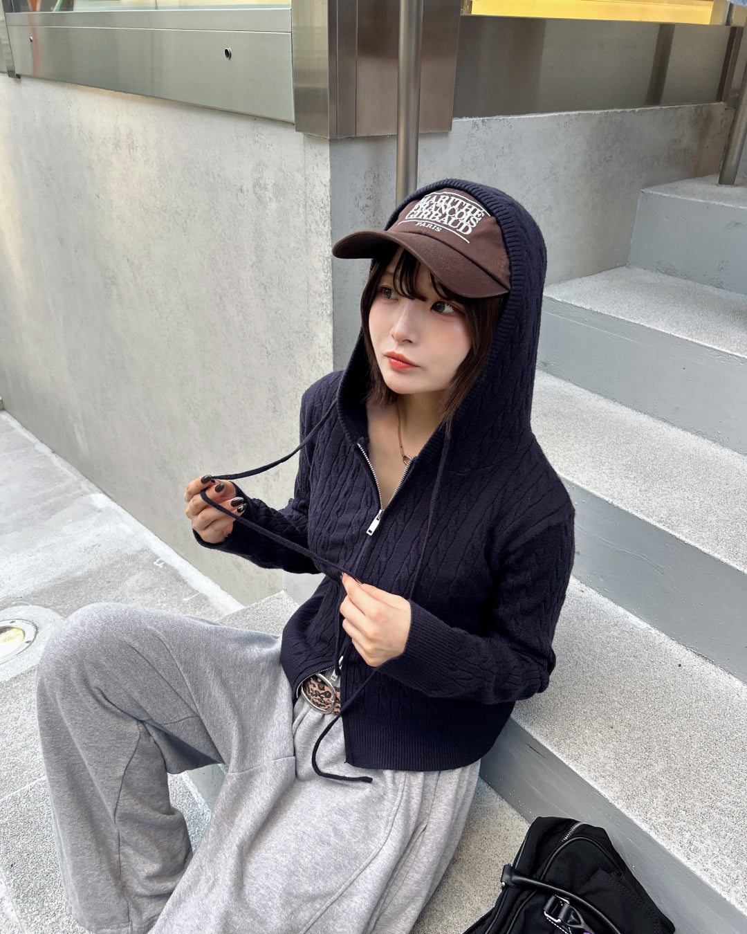 【即納】ツイストニットパーカーSA5002