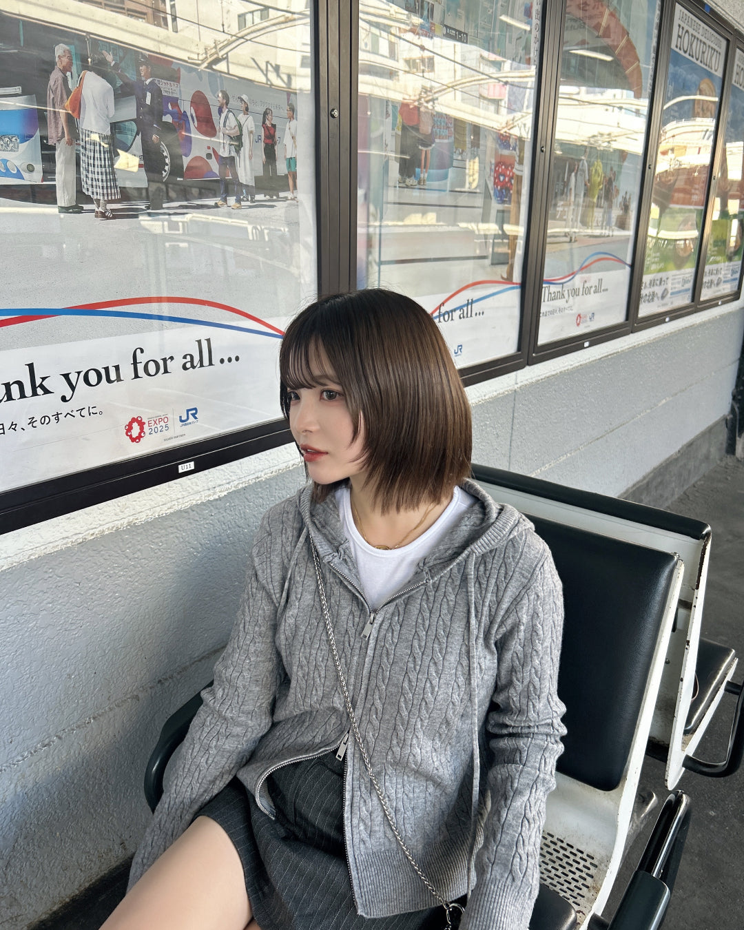 【即納】ツイストニットパーカーSA5002