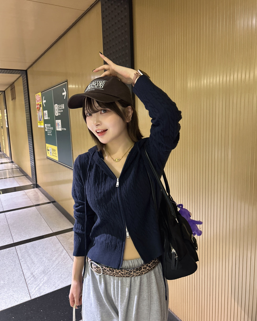 【即納】ツイストニットパーカーSA5002