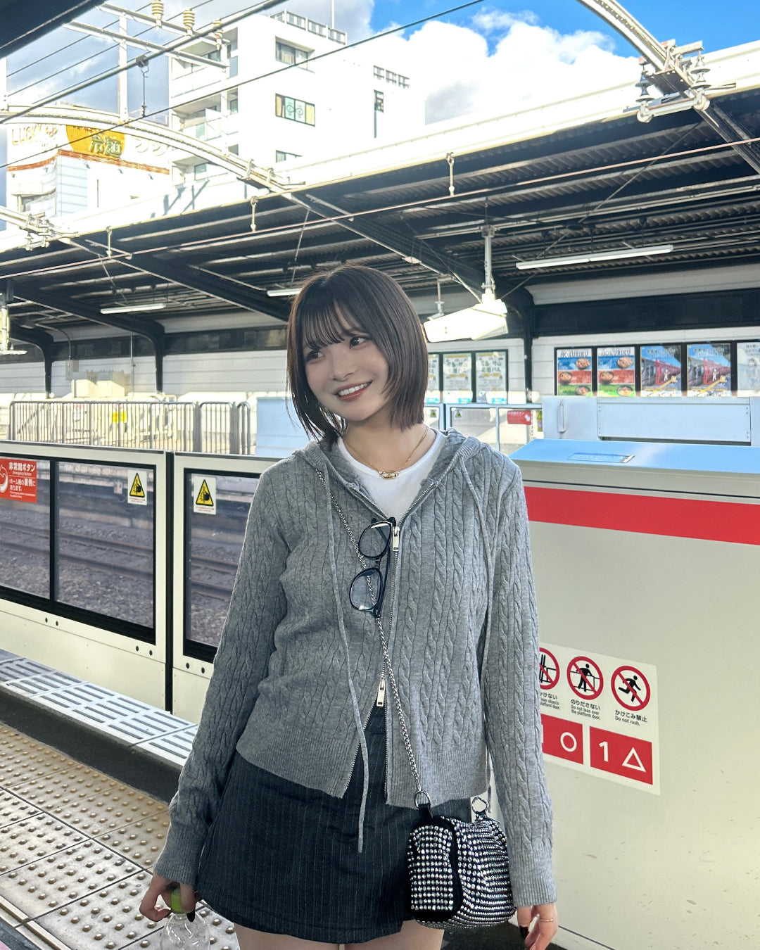 【即納】ツイストニットパーカーSA5002