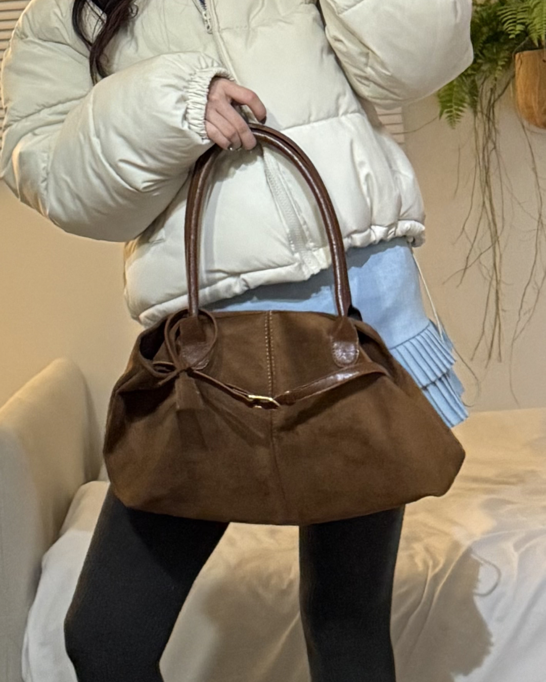 スウェードトートバッグ SE0088