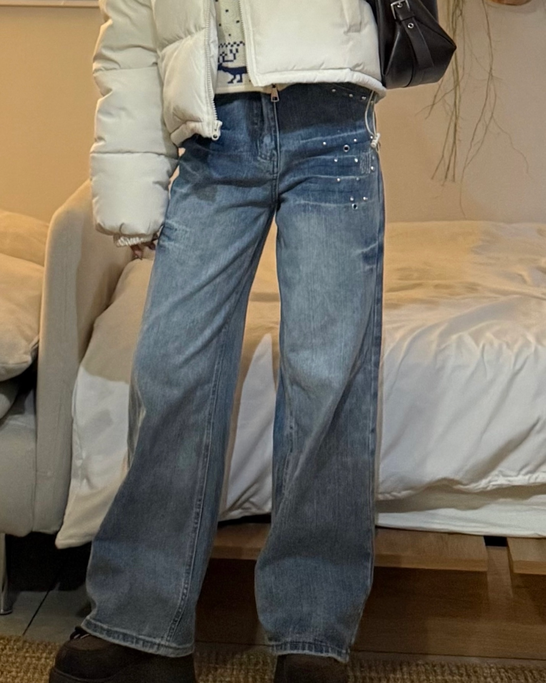 スタッズデザインデニム SE0111