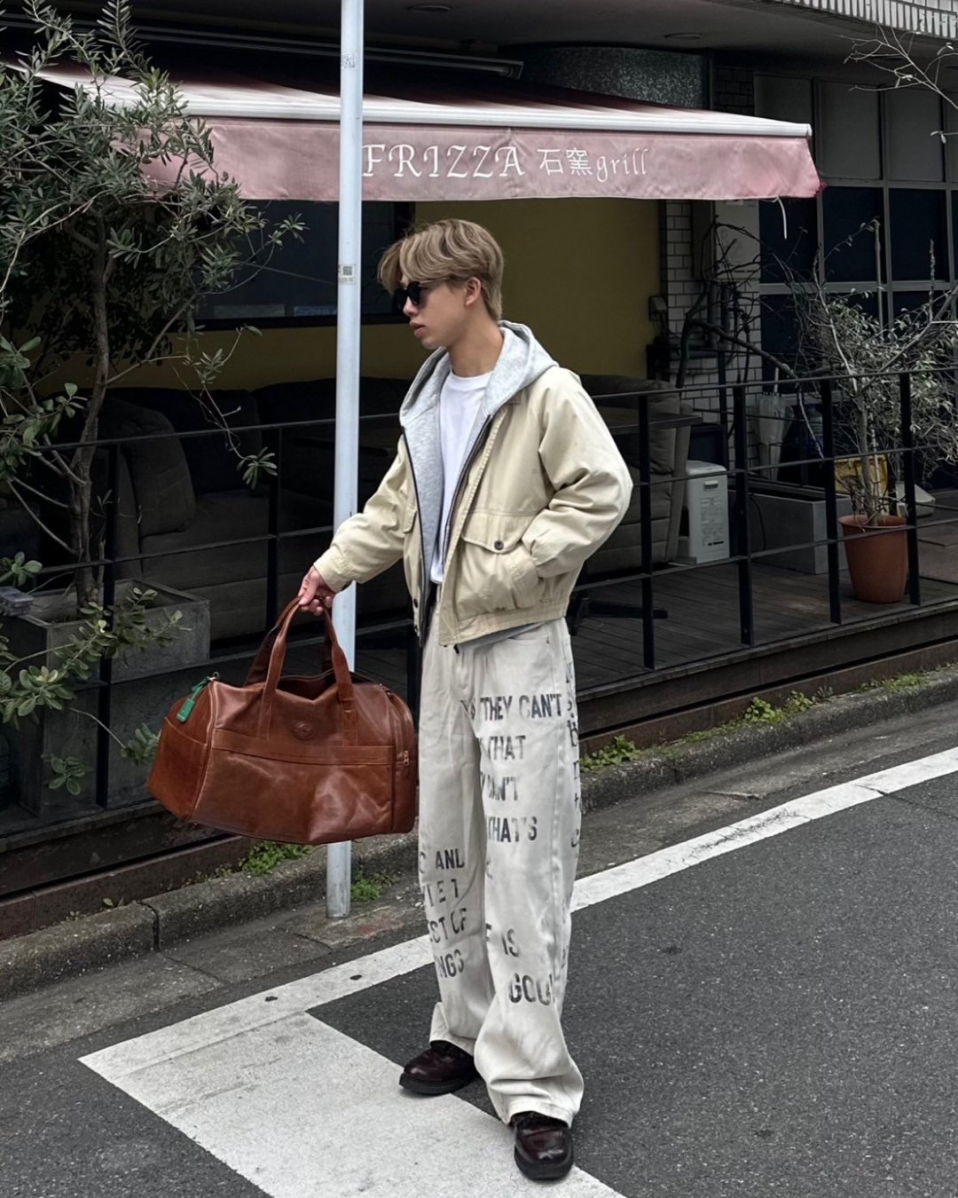 プリントデザインルーズデニム SK0028