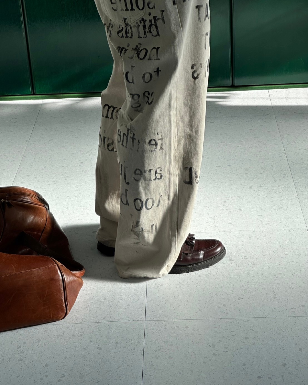 プリントデザインルーズデニム SK0028