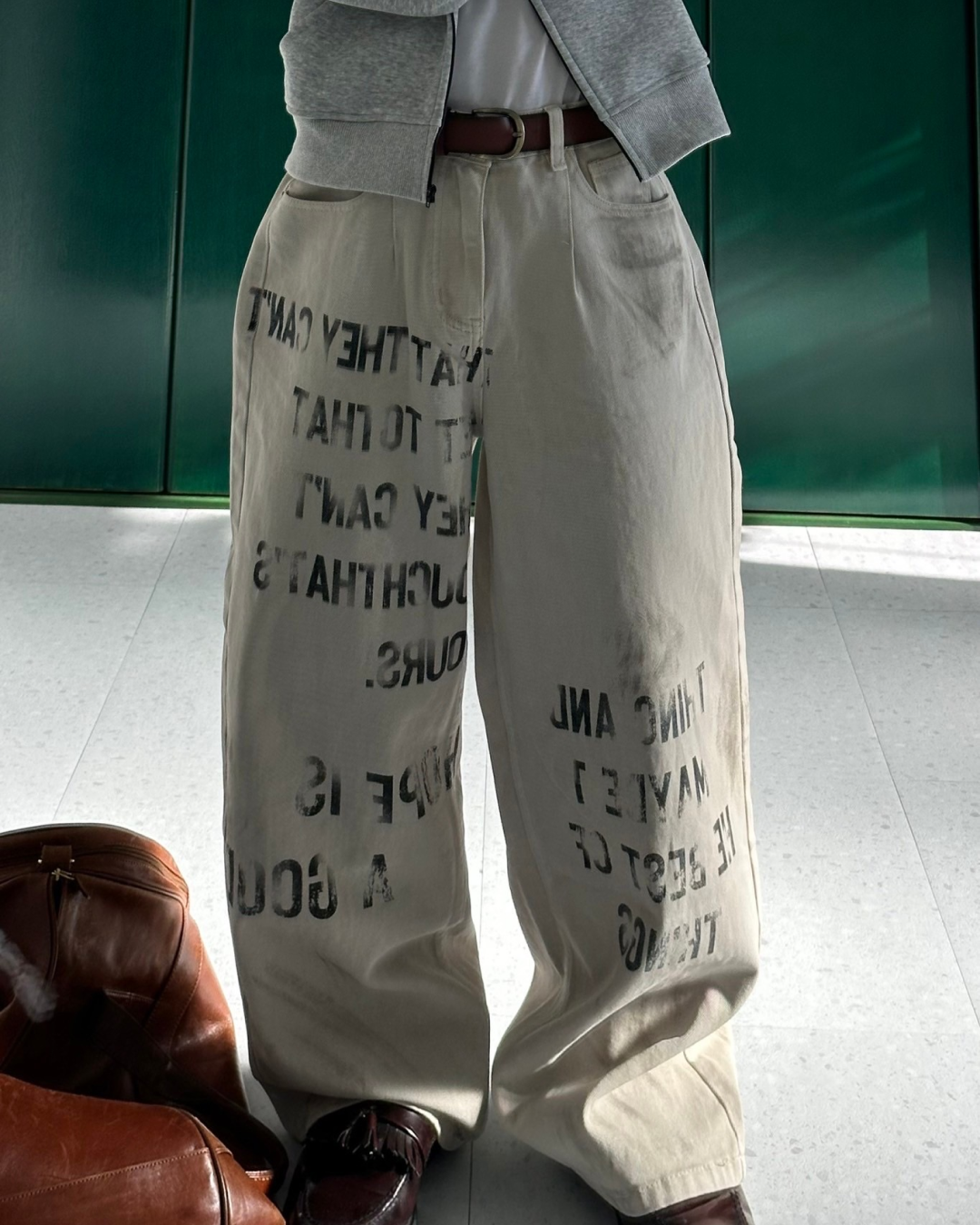 プリントデザインルーズデニム SK0028