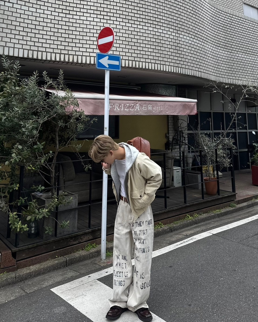 プリントデザインルーズデニム SK0028