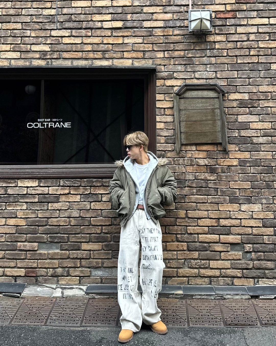 プリントデザインルーズデニム SK0028